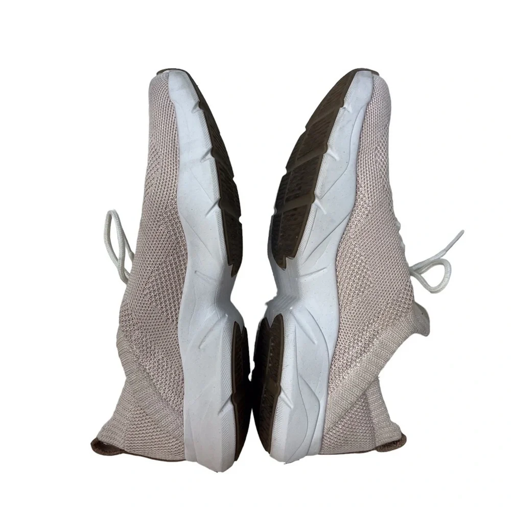 Dr Scholl’s Gypsy Sneaker Lace Up Taupe Size 11 Gym Shoe Stretch Knit Lifestyle - Picture 8 of 9